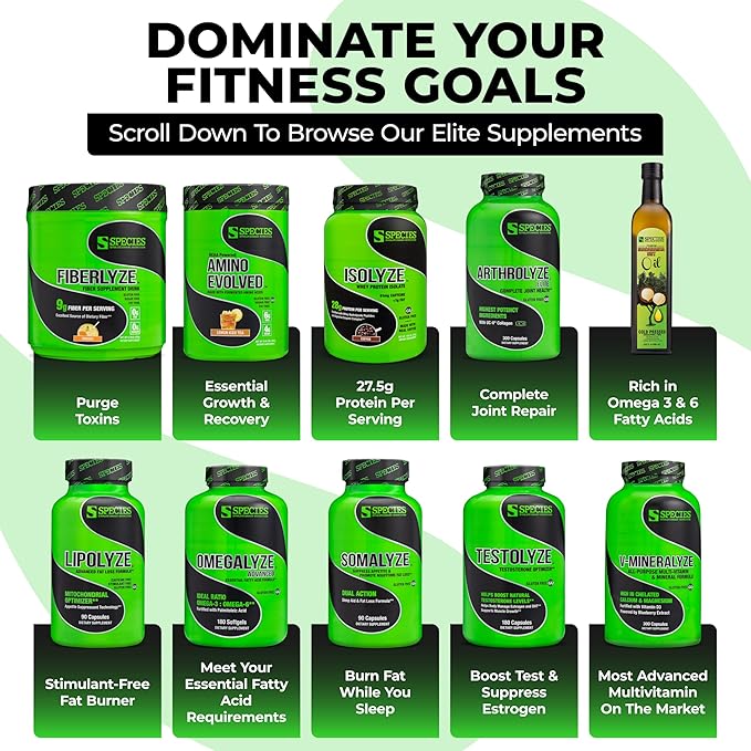 Species Nutrition Isolyze Whey Protein Powder, 100% Whey Isolate for Muscle Building, 27.5g Protein