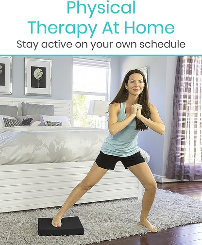 Vive Balance Pad - Foam Large Yoga Mat Trainer for Physical Therapy, Stability Workout, Knee and