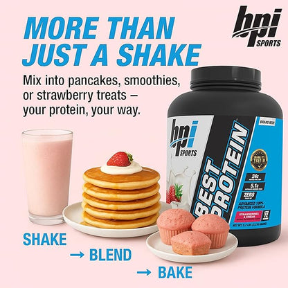 BPI Sports Best Protein ??100% Whey Protein Powder ??Muscle Growth, Recovery, Meal Replacement ??No