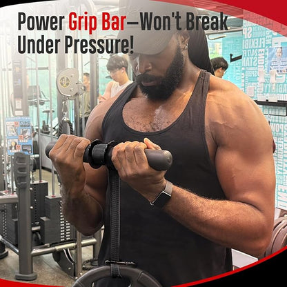 FitBeast Forearm Strengthener & Forearm Exerciser, Wrist Roller with Thicker Handle, Forearm