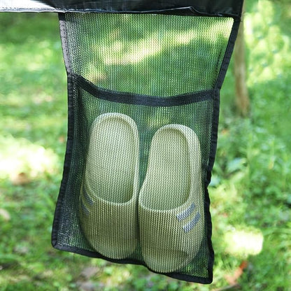 HBTower Trampoline Ladder, 2 Steps with Wide Steps, Trampoline Storage Bag, Universal Hook, 220 lbs