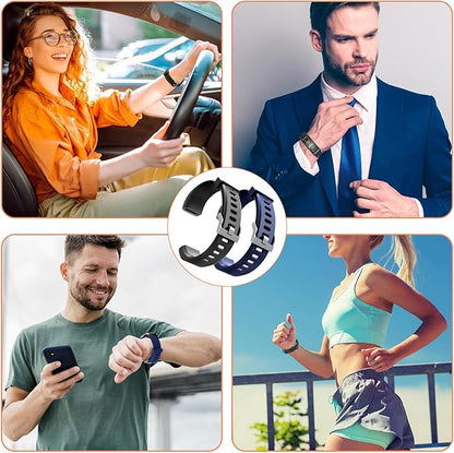 Watch Bands Replacement for ID115plus HR, Very Fit Pro Activity Fitness Tracker Wrist Bands Set