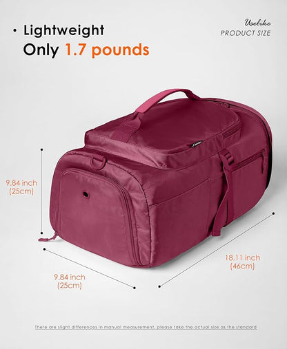 Gym Bag for Women Workout Gym Backpack with Shoe Compartment Sports Duffel Bag Multiple Pockets 30L