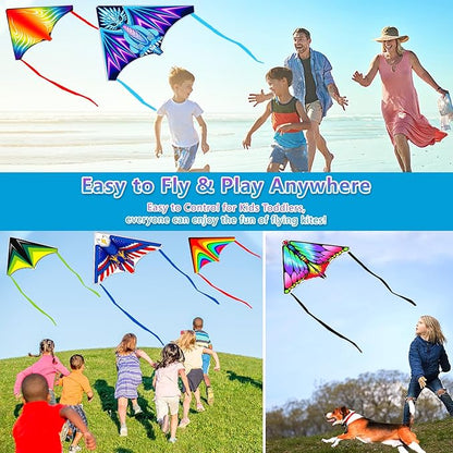 8 Pack Mini Kites for Boys Girls 3-5 6 7 8 Gift & Party Favors, Finger Launcher Kites Easy to Fly