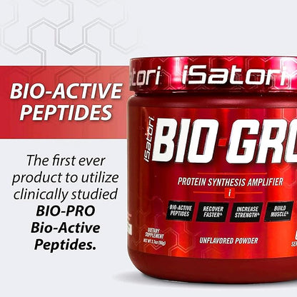 iSatori BIO-GRO Protein Synthesis Amplifier, for Muscle Recovery & Growth, Enhanced Stimulant Free
