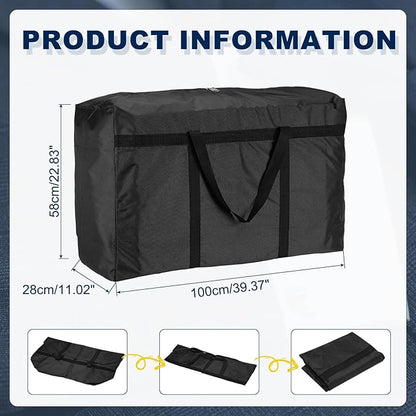 Extra Large Duffle Bag, 39 x 23 x 11 in Travel Big Duffle Bag with Zipper Handle Storage Foldable