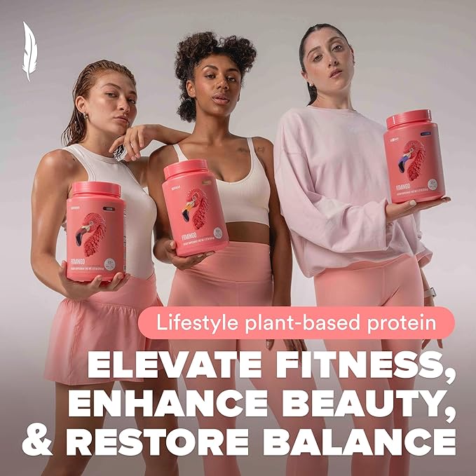 Fitmingo Vegan Protein Powder with Inositol, Collagen Boosters, Hyaluronic Acid and Vitamins | Low