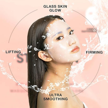 STARSKIN Close-Up 1x40g, Coconut Bio-Cellulose Firming Face Mask for all Skin Types, Face Lifting