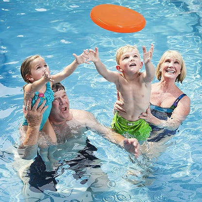 Sand Beach Toys, Jumbo 8" Flying Disc Toys For Kids Adults, Sport Yard Disc Toy For Outdoor Beach