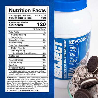 Evogen Isoject - Whey Protein Isolate | Ultra-Pure Whey Protein Powder with Ignitor Enzymes, BCAAs
