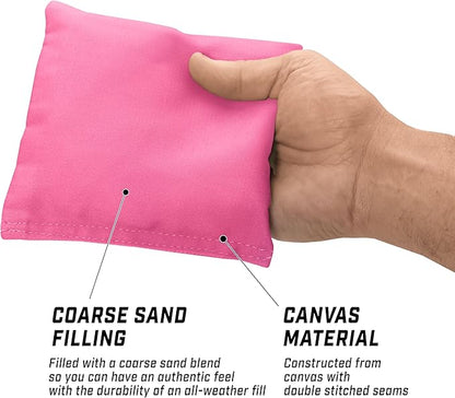 GoSports Classic Cornhole Bean Bags Set of 4-16 Colors Available - Regulation All Weather, Mix and