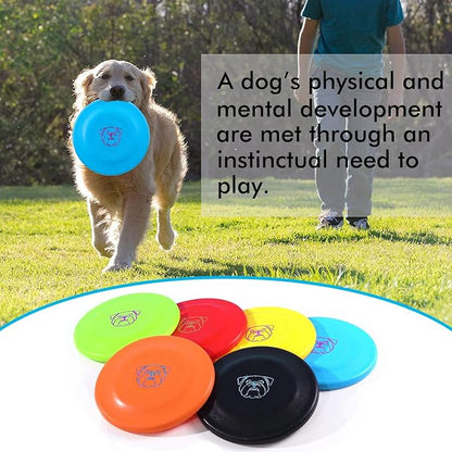 Dog Flying Disc, 3 Pcs Competition Dog Flyer Toy, Soft Indestructible Rubber Lightweight Flying