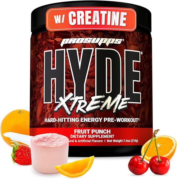 PROSUPPS Mr. Hyde Xtreme Pre Workout Powder with Creatine, Beta Alanine & Caffeine ??Extreme