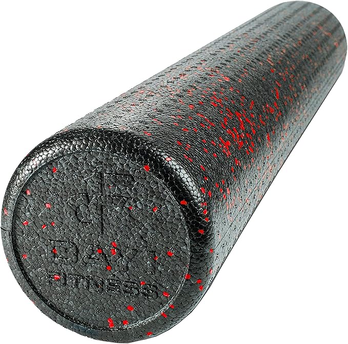High-Density Round Foam Rollers - 4 Size and 8 Color Options - Massage Rollers for Stretching, Deep