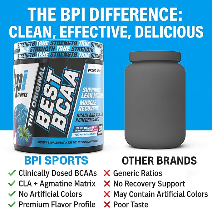BPI Sports Best BCAA - BCAA Powder - Branched Chain Amino Acids - Muscle Recovery - Muscle Protein