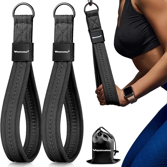 Tricep Rope Cable Attachment Handles for Gym, 13inch Exercise Handles, Tricep Pull Down Attachments