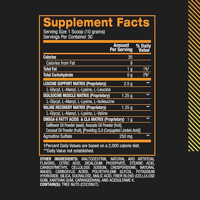 BPI Sports Best BCAA Powder - Muscle Recovery Support - Branched Chain Amino Acids | Building