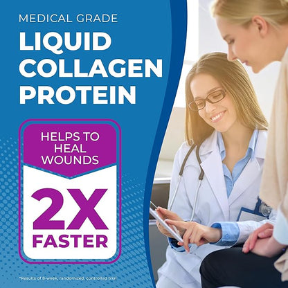 Berry Sugar Free Liquid Protein Shot - 16oz Anti Aging. Proven to Boost Immunity. Formula Trusted