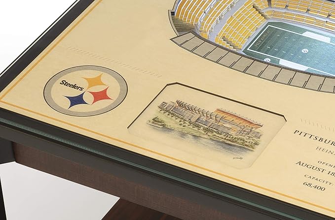 YouTheFan NFL 25-Layer StadiumViews Lighted End Table