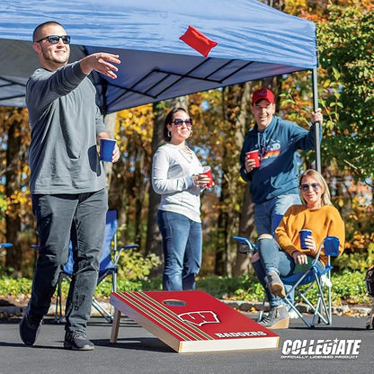 2' x 3' Solid Wood Cornhole Set with Direct Print HD Team Graphics – Great Gift for Any NCAA Fan!