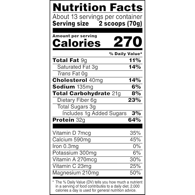Muscle Milk Genuine Protein Powder, Strawberries ?˜N Crème, 1.93 Pounds, 13 Servings, 32g Protein