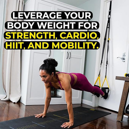 TRX All-in-ONE Suspension Training System: Full Body Workouts for Your Home Gym, Travel, and