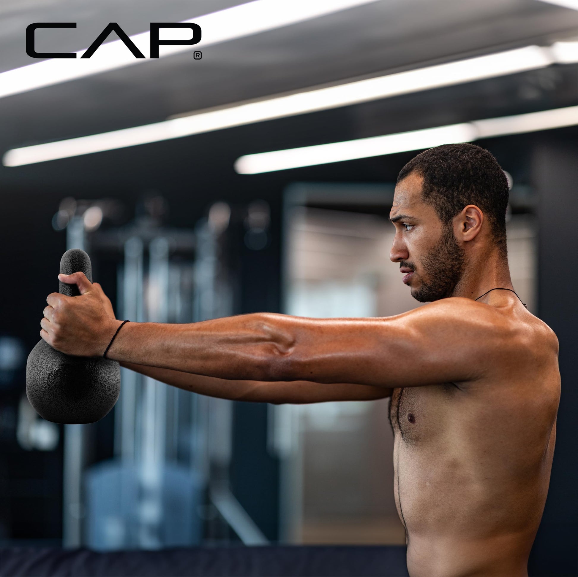 CAP Barbell Cast Iron Kettlebell 80 LB Set | 10 | 15 | 25 & 30 LB