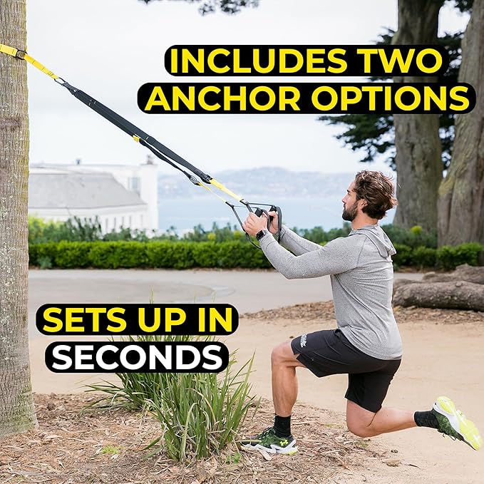 TRX All-in-ONE Suspension Training System: Full Body Workouts for Your Home Gym, Travel, and