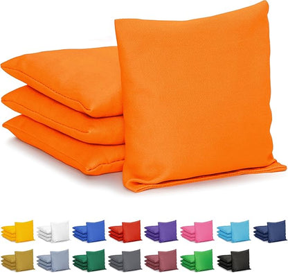 GoSports Classic Cornhole Bean Bags Set of 4-16 Colors Available - Regulation All Weather, Mix and