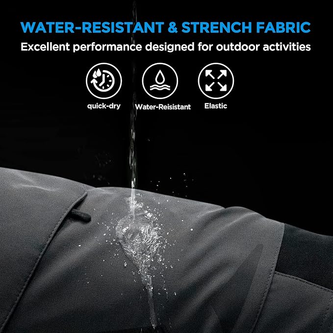 XKTTAC Men's Outdoor Quick Dry Lightweight Stretchy Shorts for Hiking, Tactical, Camping, Travel