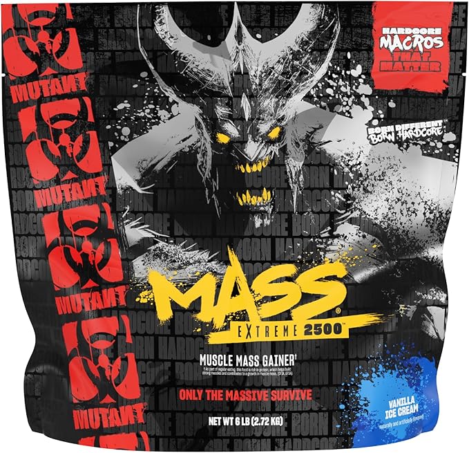 Mutant Mass Extreme Gainer ??Whey Protein Powder ??Build Muscle Size and Strength ??High Density