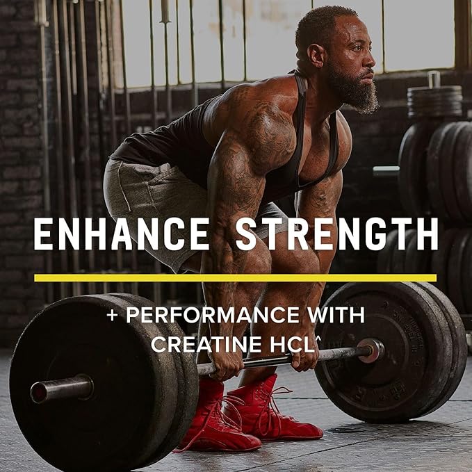 BEYOND RAW Science-Backed Creatine HCl Powder, Lab Grade, for Muscle Strength and Growth, Energy