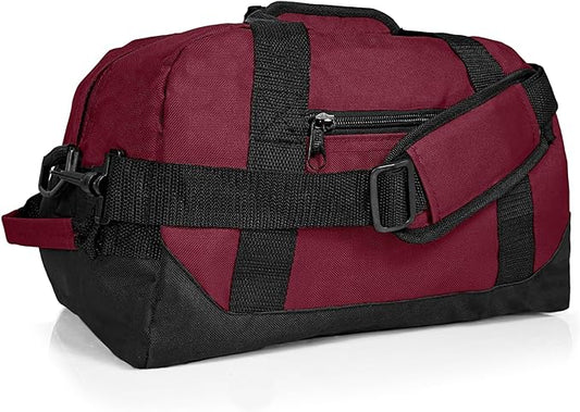 DALIX 14" Small Duffle Bag Two Toned Gym Travel Bag