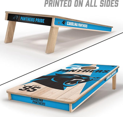 YouTheFan NFL 2’ x 4’ Professional Wood Cornhole Game