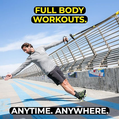 TRX GO Suspension Trainer, At Home, Portable Gym Workout, For Strength Training, Full Body Exercise
