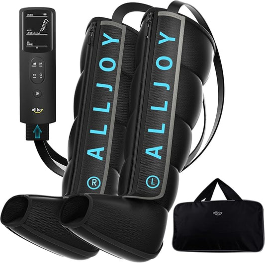 ALLJOY Pro-Grade Leg Massager Recovery Boots, Leg Compression Massager for Circulation and Pain