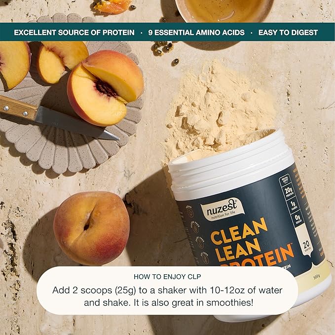 Nuzest - Pea Protein Powder - Clean Lean Protein, Premium Vegan Plant Based Protein Powder, Dairy