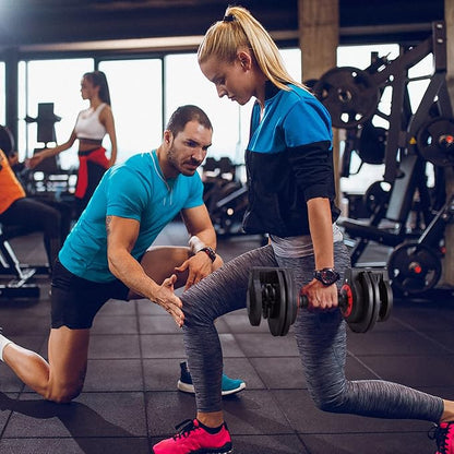 25/55 lbs Pair Adjustable Dumbbells Set, Adjustable Weights Dumbbells Set for Men and Women with