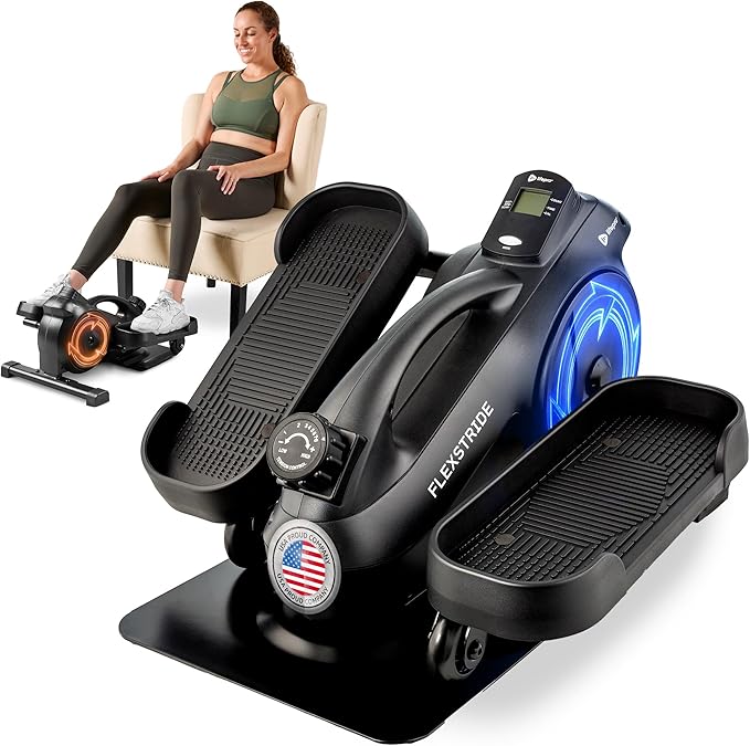 Lifepro Under Desk Elliptical Exercise Machine with or without Red Light, Seated Pedal Exerciser