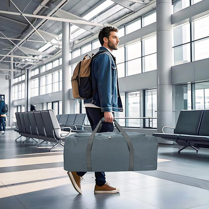 Large Duffle Bag for Travel, 100L Travel Bags for Men Extra Large Duffel Bag Water & Tear Resistant