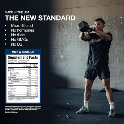 RAW Whey Isolate Protein Powder, Milk & Cookie (CBUM Itholate) - 100% Grass-Fed Sports Nutrition