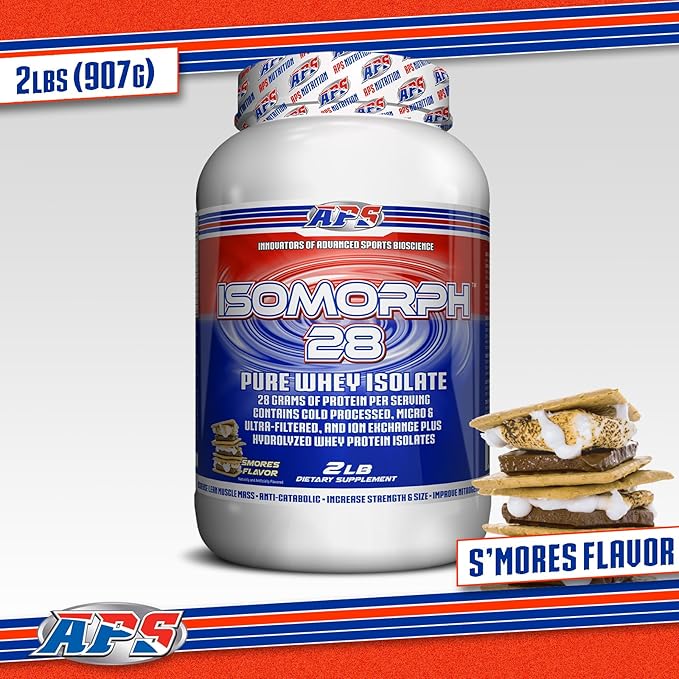 APS Nutrition Isomorph 28 Protein Powder | Pure Whey Isolate | Cold Pressed, Ultra- Filtered, & Ion