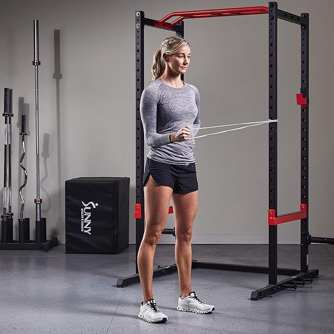 Sunny Health & Fitness Versatile Resistance Bands (Single or Combo Set) for Strength Training