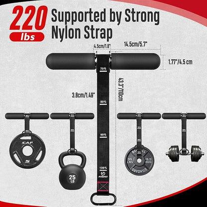 FitBeast Forearm Strengthener & Forearm Exerciser, Wrist Roller with Thicker Handle, Forearm