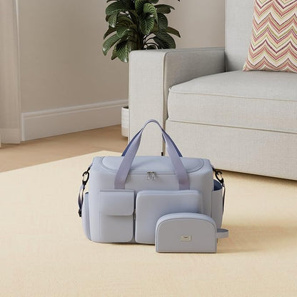 FIORETTO Women's Gym Duffle Bag with Shoes Compartment, 37L Capacity, Ideal for Travel, Gym