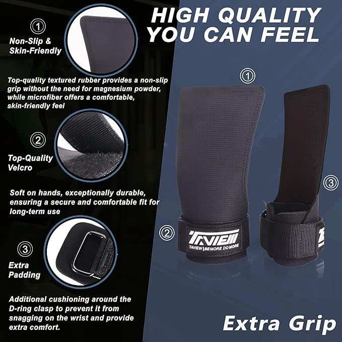 Wrist Straps for Weightlifting for Maximum Grip Support - Lifting Deadlift Strap & Weight Lifting