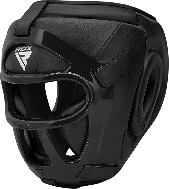 RDX Boxing Headgear MMA Muay Thai, Removable Face Grill, Head Gear for Sparring Grappling Martial
