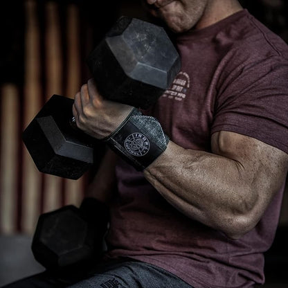 Iron Infidel Wrist Wraps for Weightlifting - 18" and 24" Heavy Duty Support for Working Out, Gym