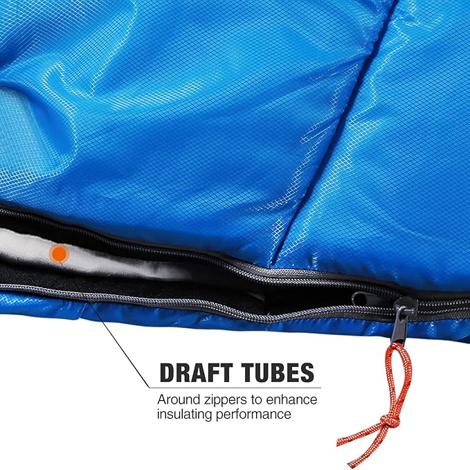 REDCAMP Kids Mummy Sleeping Bag for Camping, 3 Season Cold Weather Sleeping Bag Fit Boys,Girls &
