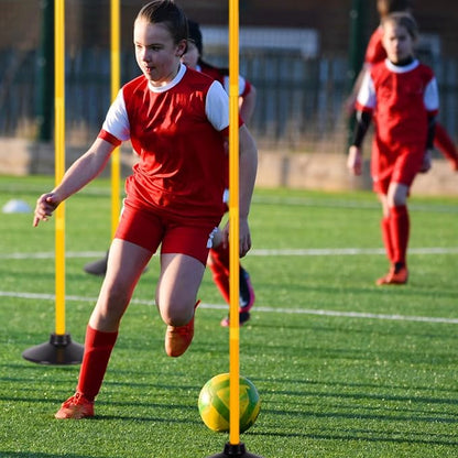 Agility Training Poles for Soccer/Dog/Horse,Adjustable Football Basketball Speed and Agility